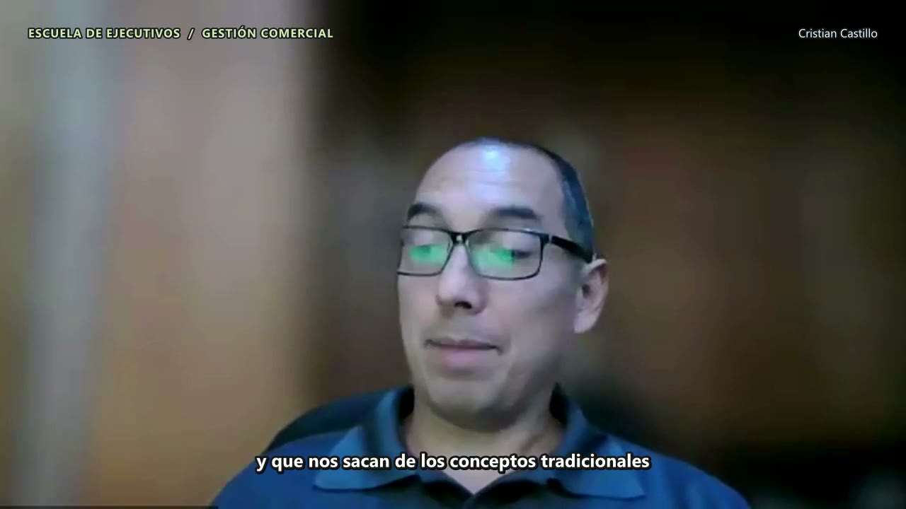 Cristian Castillo, participante del Diplomado